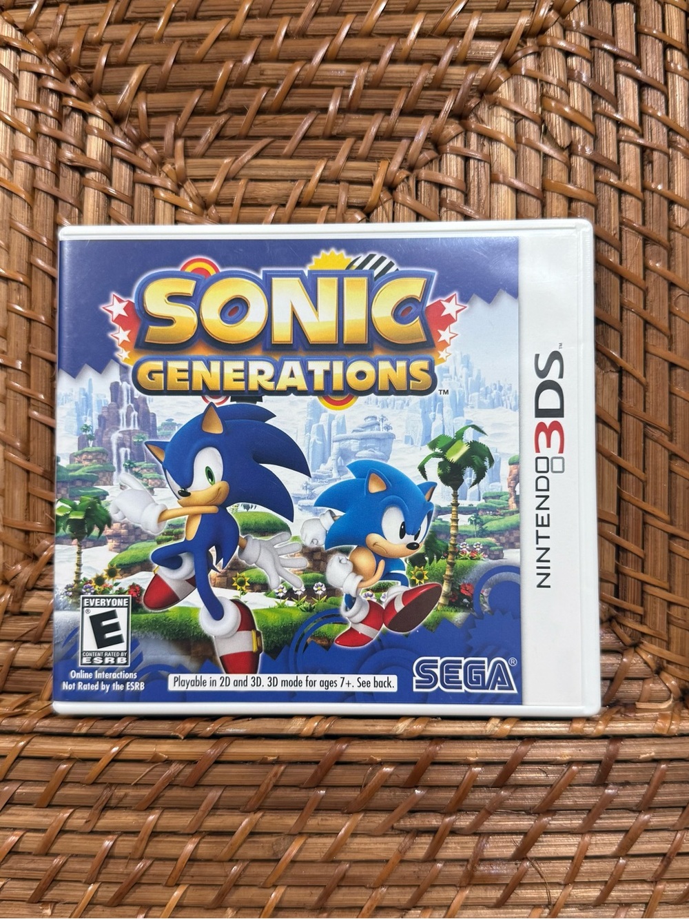 Sonic Generations (Nintendo 3DS) - SEGA Blue Edition No Manual